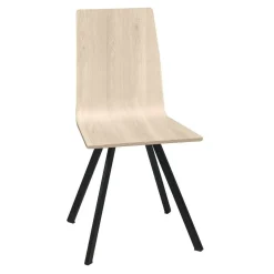Silla de Cocina de Madera con Patas Metálicas EBRO/NG