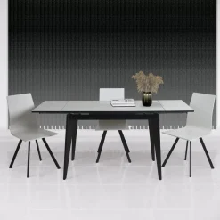 Silla de Cocina de Madera con Patas Metálicas EBRO/NG