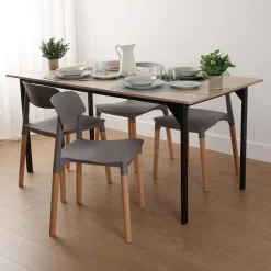 Silla de Cocina de Madera de Haya y Polipropileno 2202008