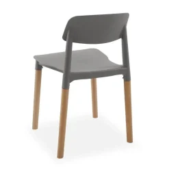 Silla de Cocina de Madera de Haya y Polipropileno 2202008