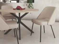 Silla de Comedor con patas Negras BEIRUT