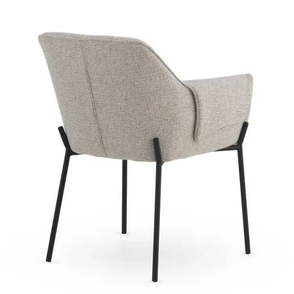 Silla de Comedor con Reposabrazos en Chenilla GABAR