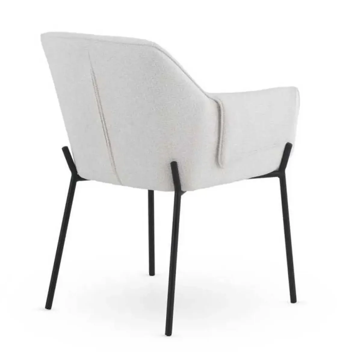 Silla de Comedor con Reposabrazos en Chenilla GABAR