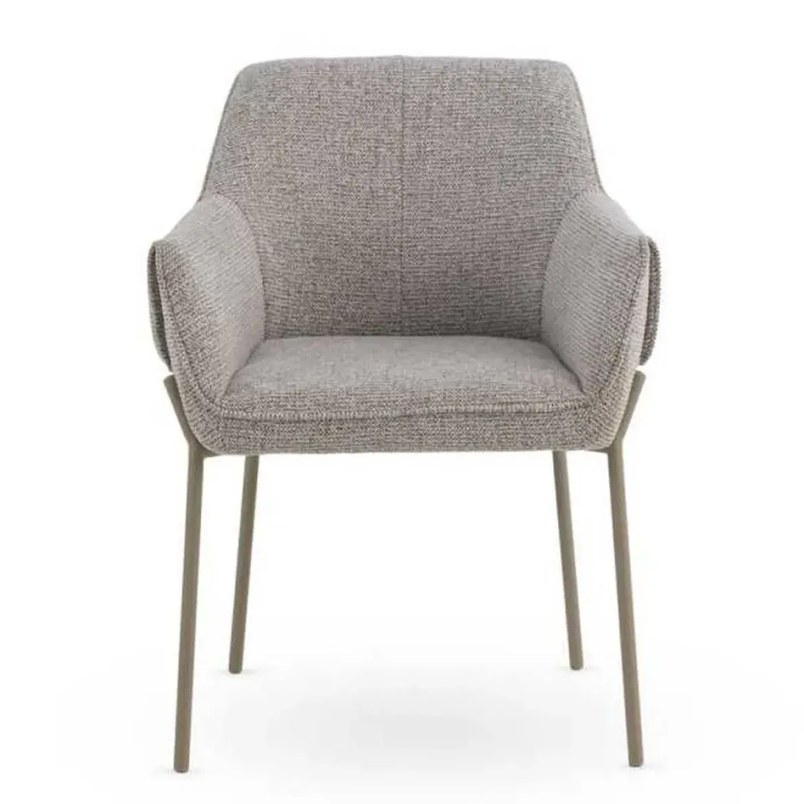 Silla de Comedor con Reposabrazos en Chenilla GABAR