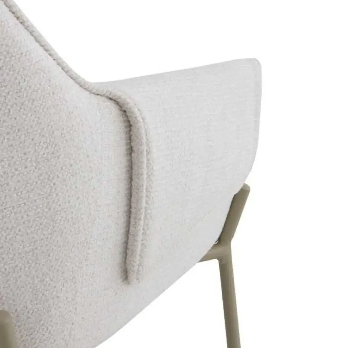 Silla de Comedor con Reposabrazos en Chenilla GABAR