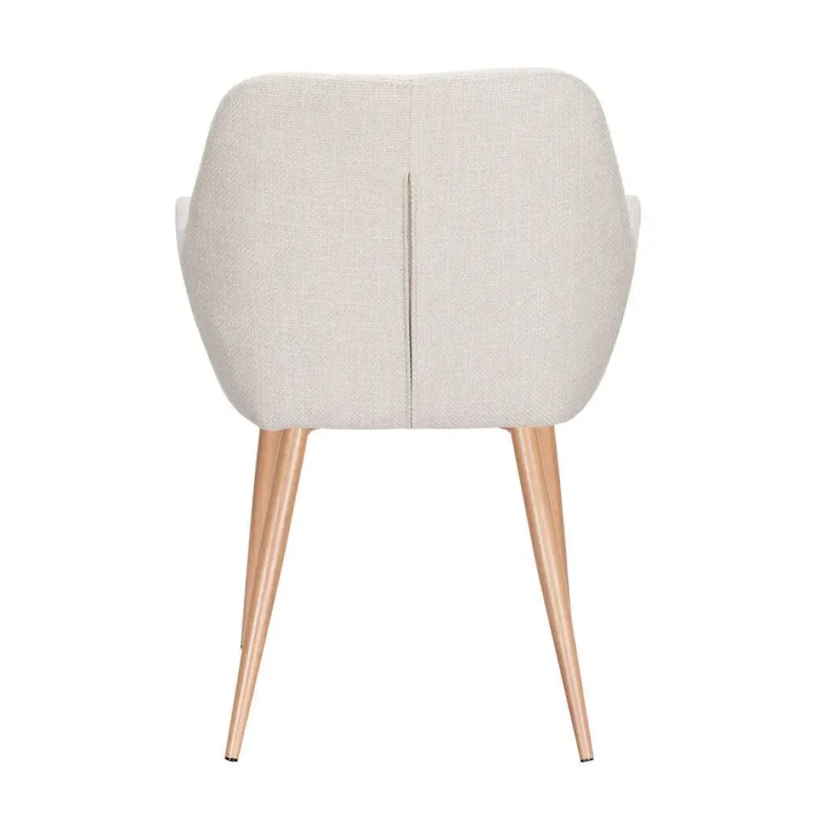 Silla de Comedor con Reposabrazos Tapizada en Tela ERIKA DC-3115