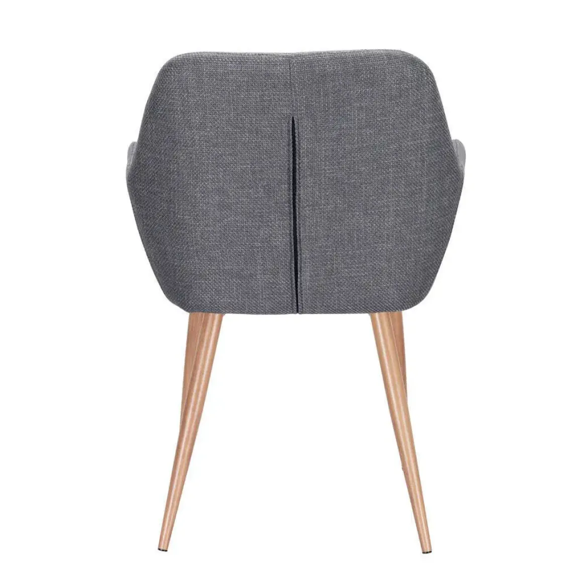 Silla de Comedor con Reposabrazos Tapizada en Tela ERIKA DC-3115