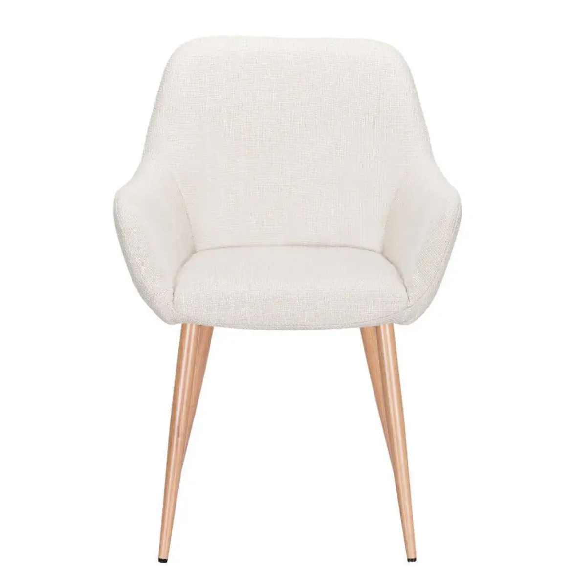 Silla de Comedor con Reposabrazos Tapizada en Tela ERIKA DC-3115