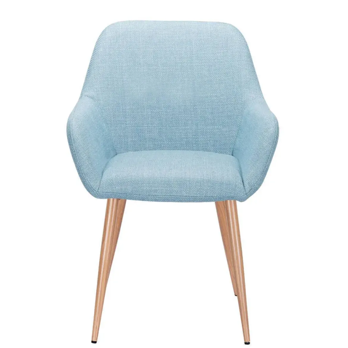 Silla de Comedor con Reposabrazos Tapizada en Tela ERIKA DC-3115