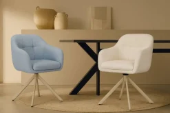 Silla de Comedor con Reposabrazos Giratoria CORINA DC-3116