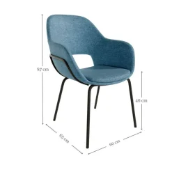 Silla de Comedor con Reposabrazos SIDNEY