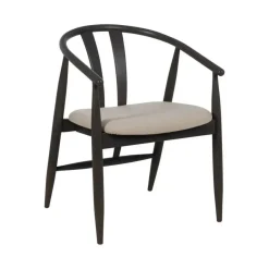 Silla de Comedor con Respaldo y Asiento Tapizado 61122