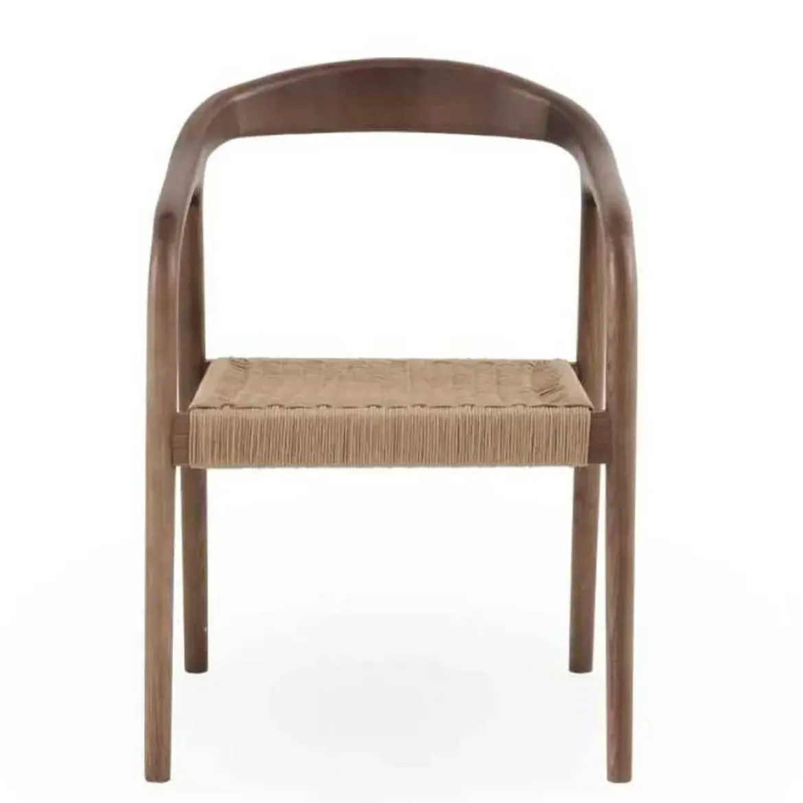 Silla de Comedor de Madera de Fresno con Asiento Trenzado GABAR 11587/1