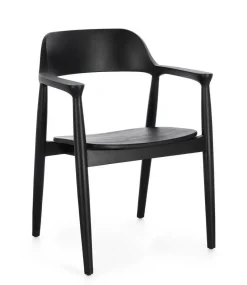 Silla de Comedor en Madera de Teca Natural con Barniz Nitrocelulosa IDRIS