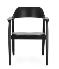 Silla de Comedor en Madera de Teca Natural con Barniz Nitrocelulosa IDRIS