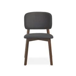 Silla de Comedor Tapizada en Madera Nogal DC-901