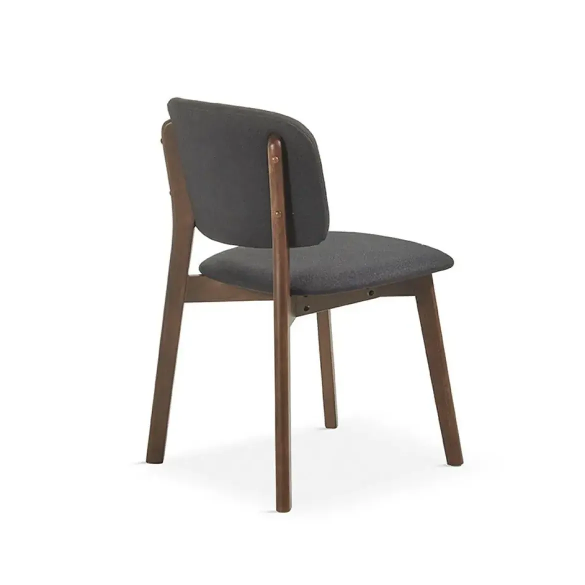 Silla de Comedor Tapizada en Madera Nogal DC-901