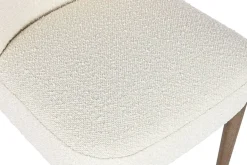 Silla de Comedor Tapizada en Poliéster y Patas de Madera de Fresno MB-221648
