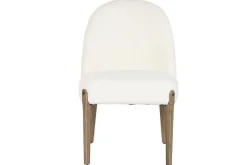 Silla de Comedor Tapizada en Poliéster y Patas de Madera de Fresno MB-221648