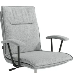 Silla de Escritorio Giratoria Tapizada Gris BONN