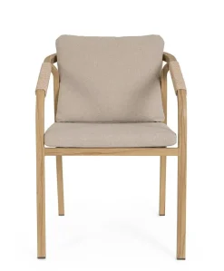 Silla de Jardín con Cojines y Cuerda Trenzada KALIMERA 0664125