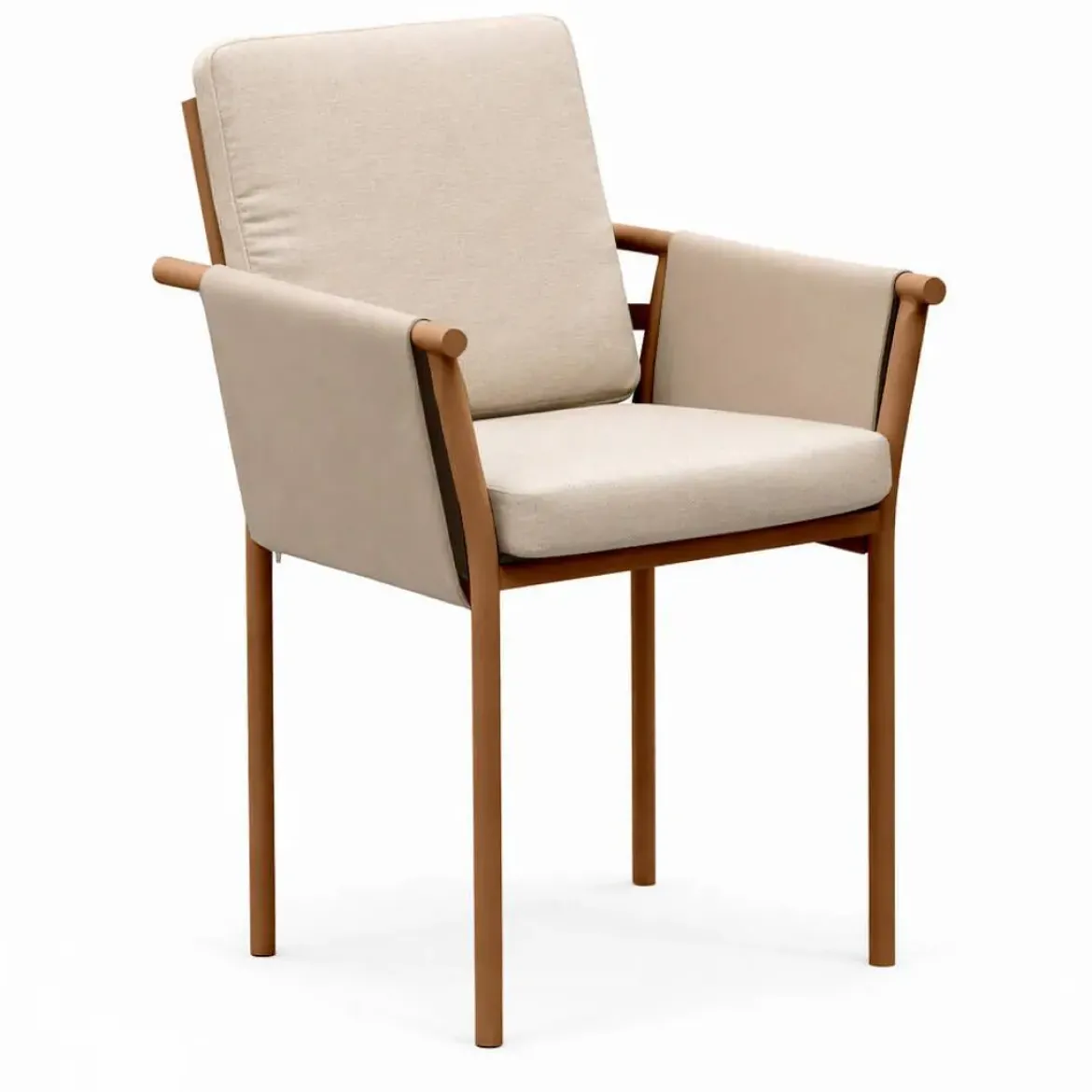 Silla de Jardín en Aluminio Simil Madera ARENAS