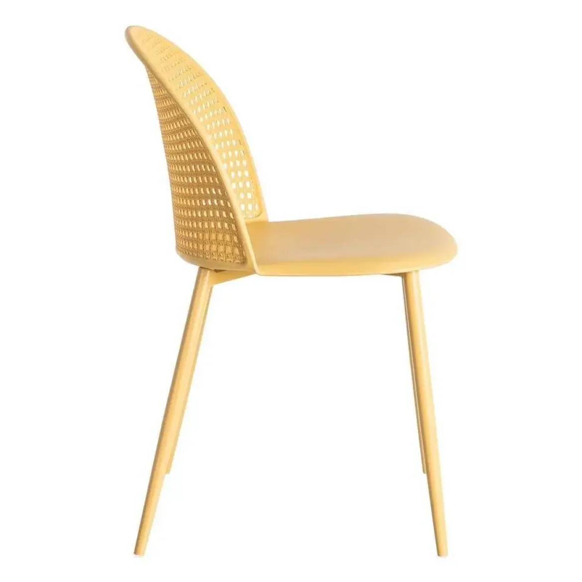 Silla de Jardín en Polipropileno y Patas de Acero