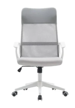 Silla de Oficina Color Gris-Blanco DORA OFIOFS0000017