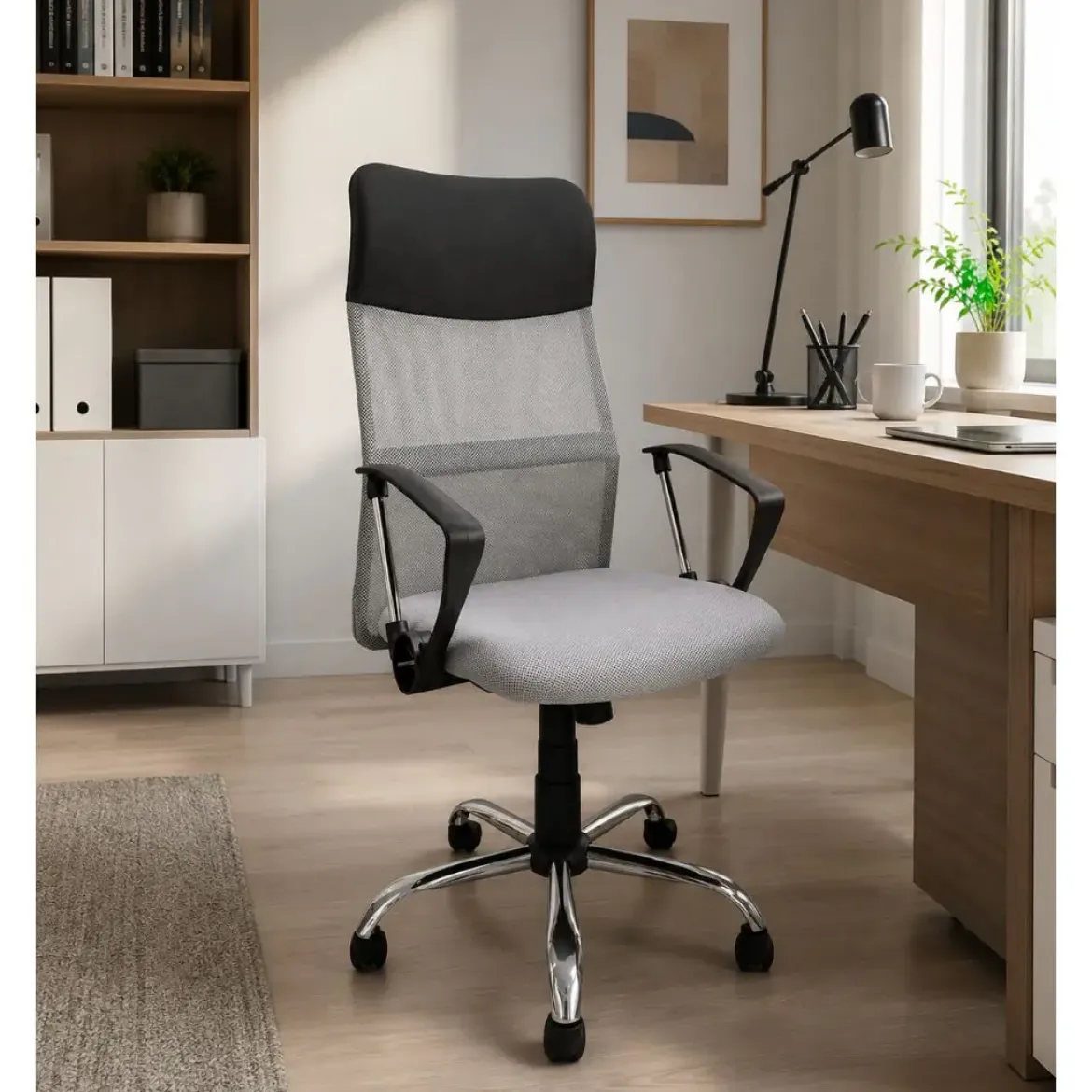 Silla de Oficina Color Gris REGINA OFIOFS0000004