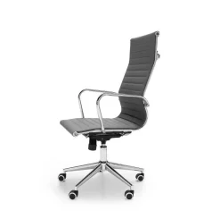 Silla de Oficina con brazos Modelo SMART tapizado en tejido Ecopiel