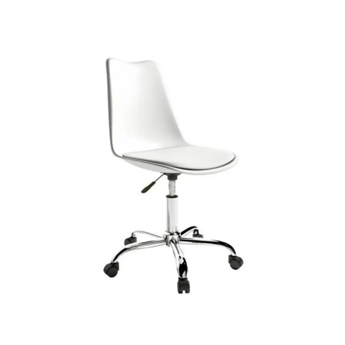 Silla de oficina con patas cromadas BREMEN