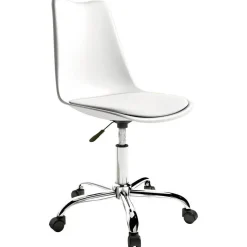 Silla de oficina con patas cromadas BREMEN
