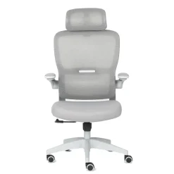 Silla de Oficina Ergonómica Gris con Malla TAYLOR 1054-H