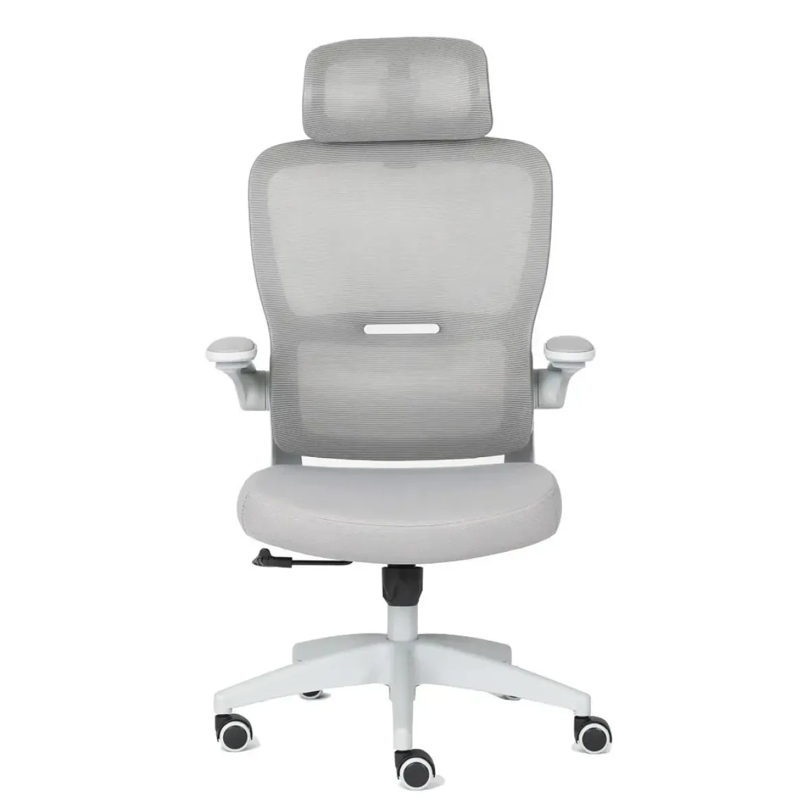 Silla de Oficina Ergonómica Gris con Malla TAYLOR 1054-H