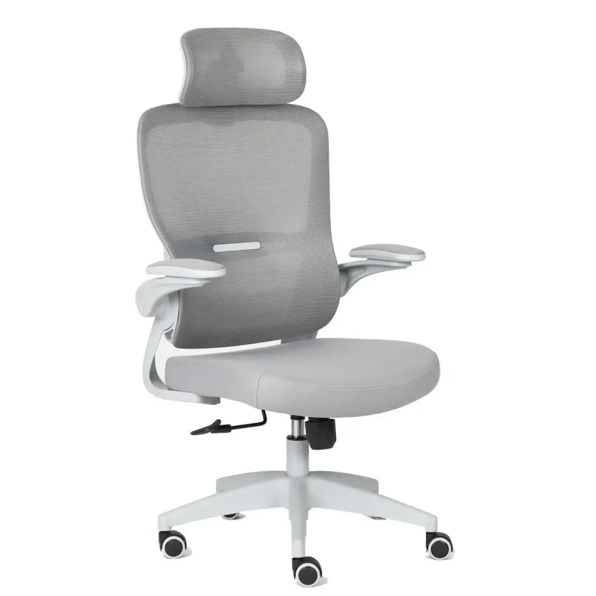 Silla de Oficina Ergonómica Gris con Malla TAYLOR 1054-H