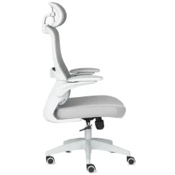 Silla de Oficina Ergonómica Gris con Malla TAYLOR 1054-H