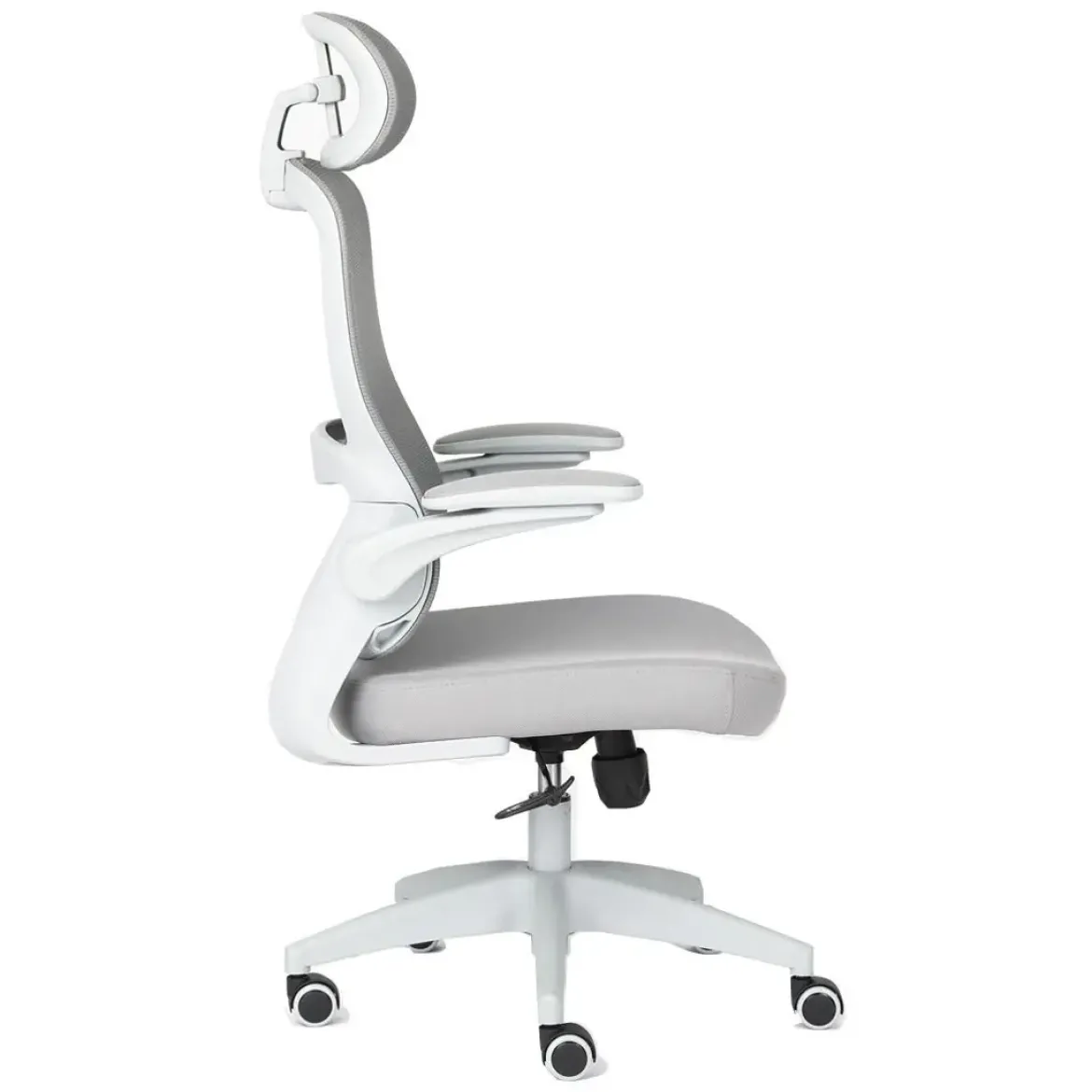 Silla de Oficina Ergonómica Gris con Malla TAYLOR 1054-H