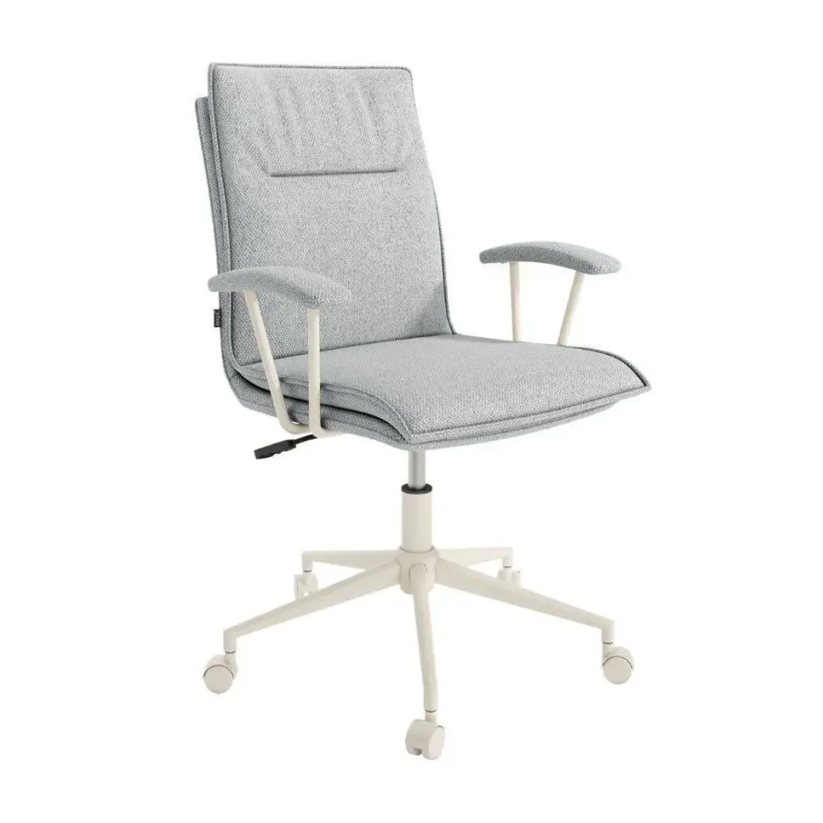 Silla de Oficina Giratoria Tapizada con Ruedas BASEL