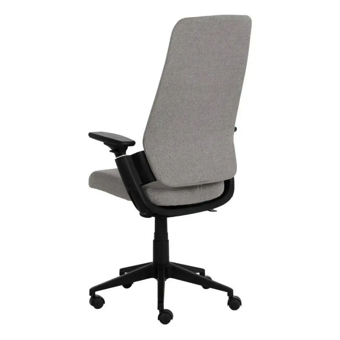 Silla de Oficina Gris con Ruedas y Reposabrazos Regulables 613247