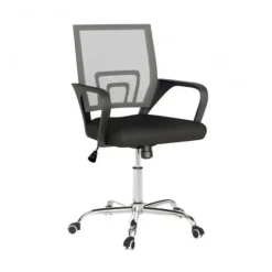 Silla de oficina mod. Sochi con patas cromadas