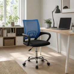 Silla de oficina mod. Sochi con patas cromadas