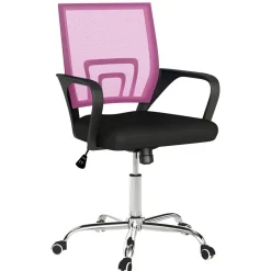 Silla de oficina mod. Sochi con patas cromadas
