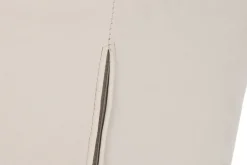Silla de Oficina Tapizada en Poliéster Crema con Ruedas MB-208355