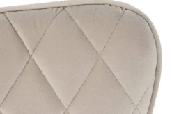 Silla de Oficina Tapizada en Poliéster Crema con Ruedas MB-208355