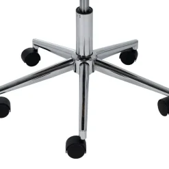 Silla Giratoria Gris-Natural con Respaldo en Roble y Base de Metal 612637