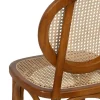 Silla Miel de Madera de Olmo con Respaldo Alto 44,5 cm 612650