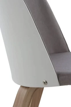Silla tapizada en tela color lino GABAR VIVE modelo 8326