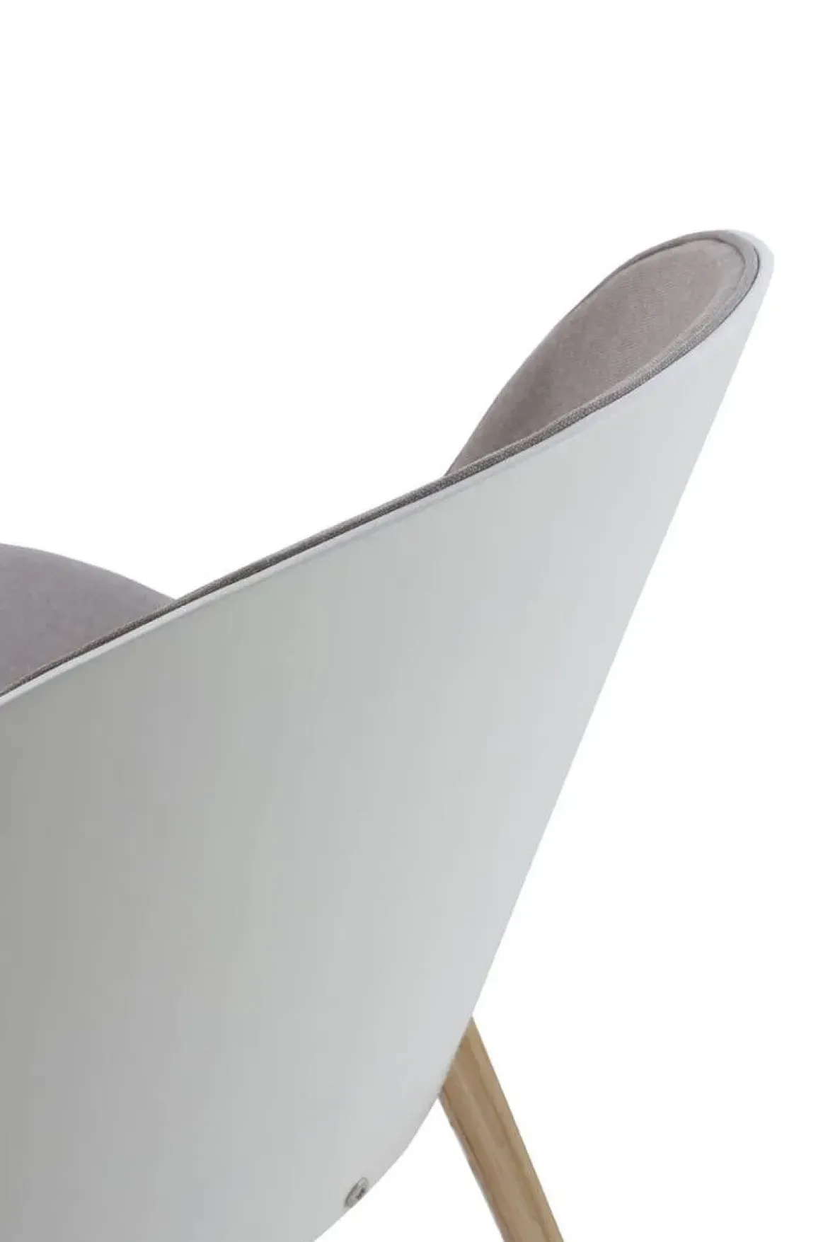 Silla tapizada en tela color lino GABAR VIVE modelo 8326