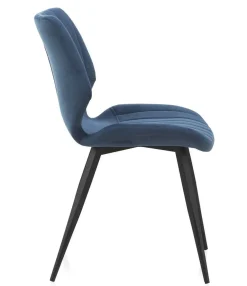 Silla tapizada en terciopelo GABAR VIVE modelo 8391