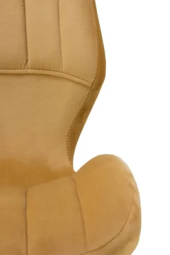 Silla tapizada en terciopelo GABAR VIVE modelo 8390